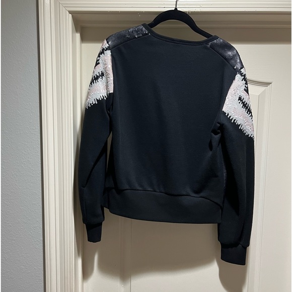 BCBGMaxAzria “Keyla” Sequin Sweatshirt - Picture 4 of 5